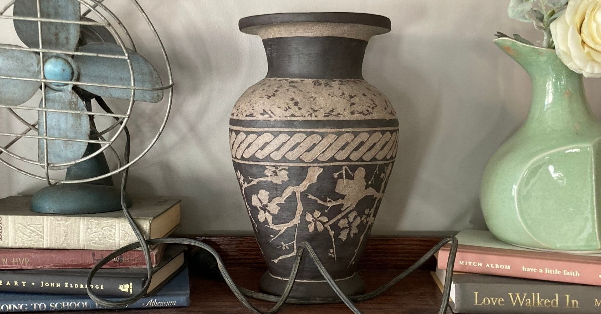 Sgraffito-Vase