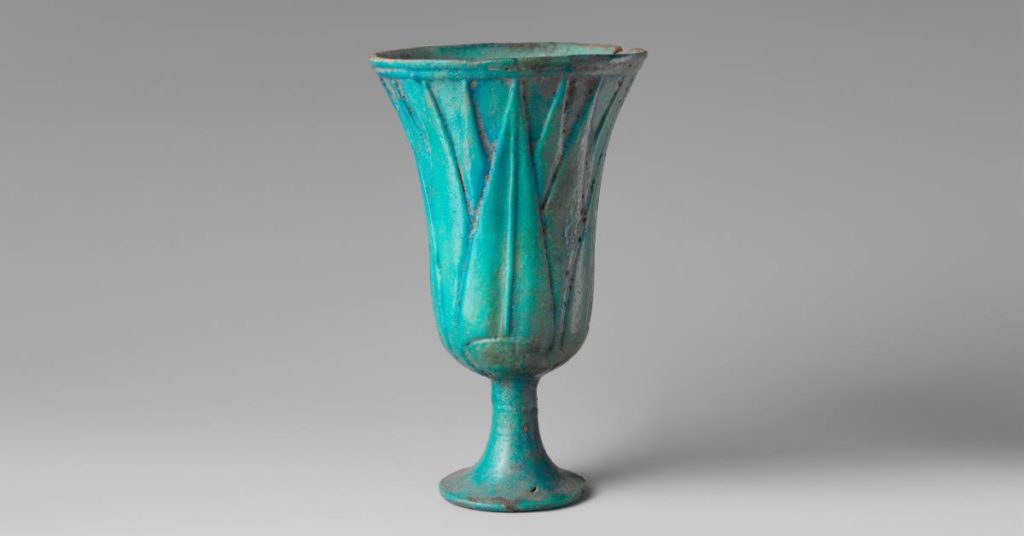 egyptian-enameled-pottery