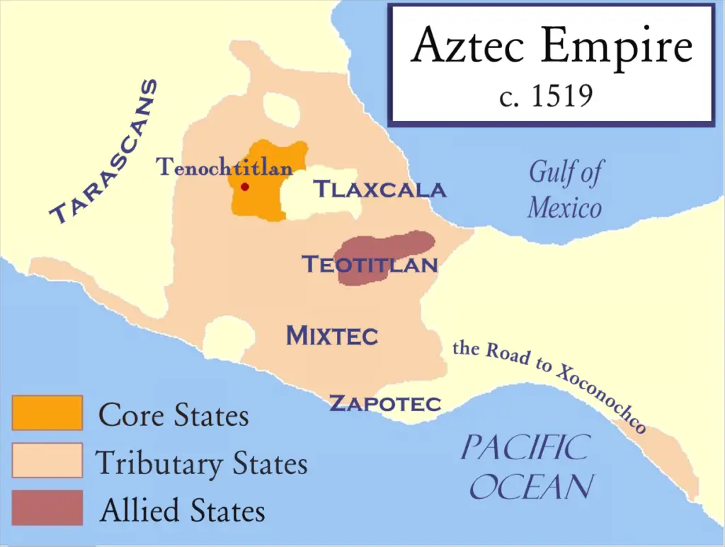 Aztec-Empire-Map