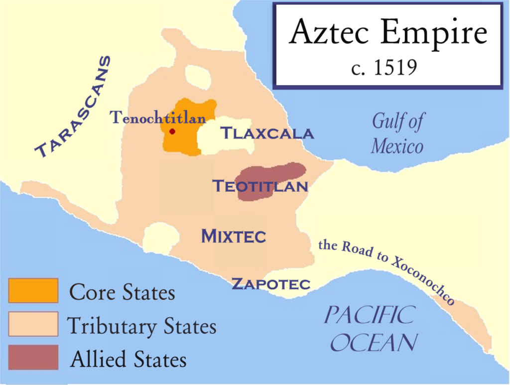 Aztec-Empire-Map